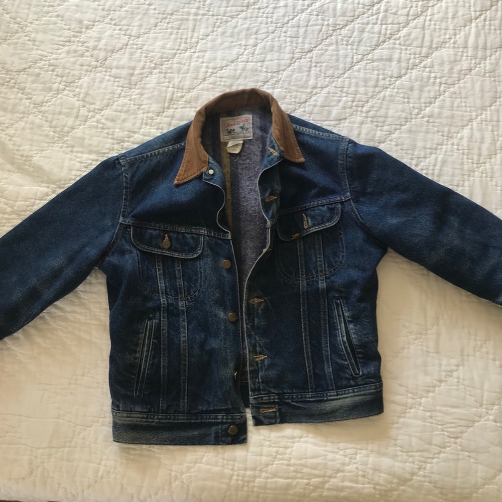 Vintage Lee Storm Rider lined denim  jacket